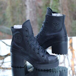 Converse Chuck 70 De Luxe Heel Hi Leather Boots
